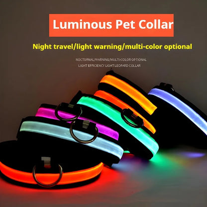 LED Nylon Pet Collar for Safety