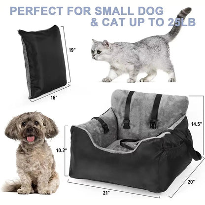 Pet Car Seat Booster Bed