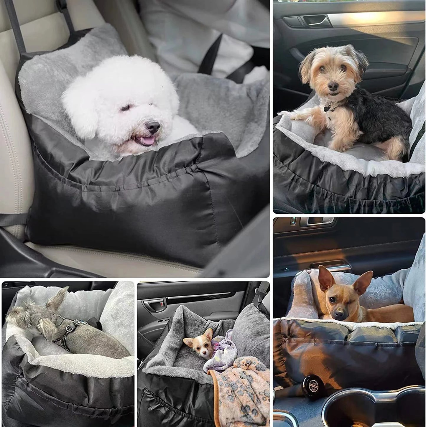 Pet Car Seat Booster Bed