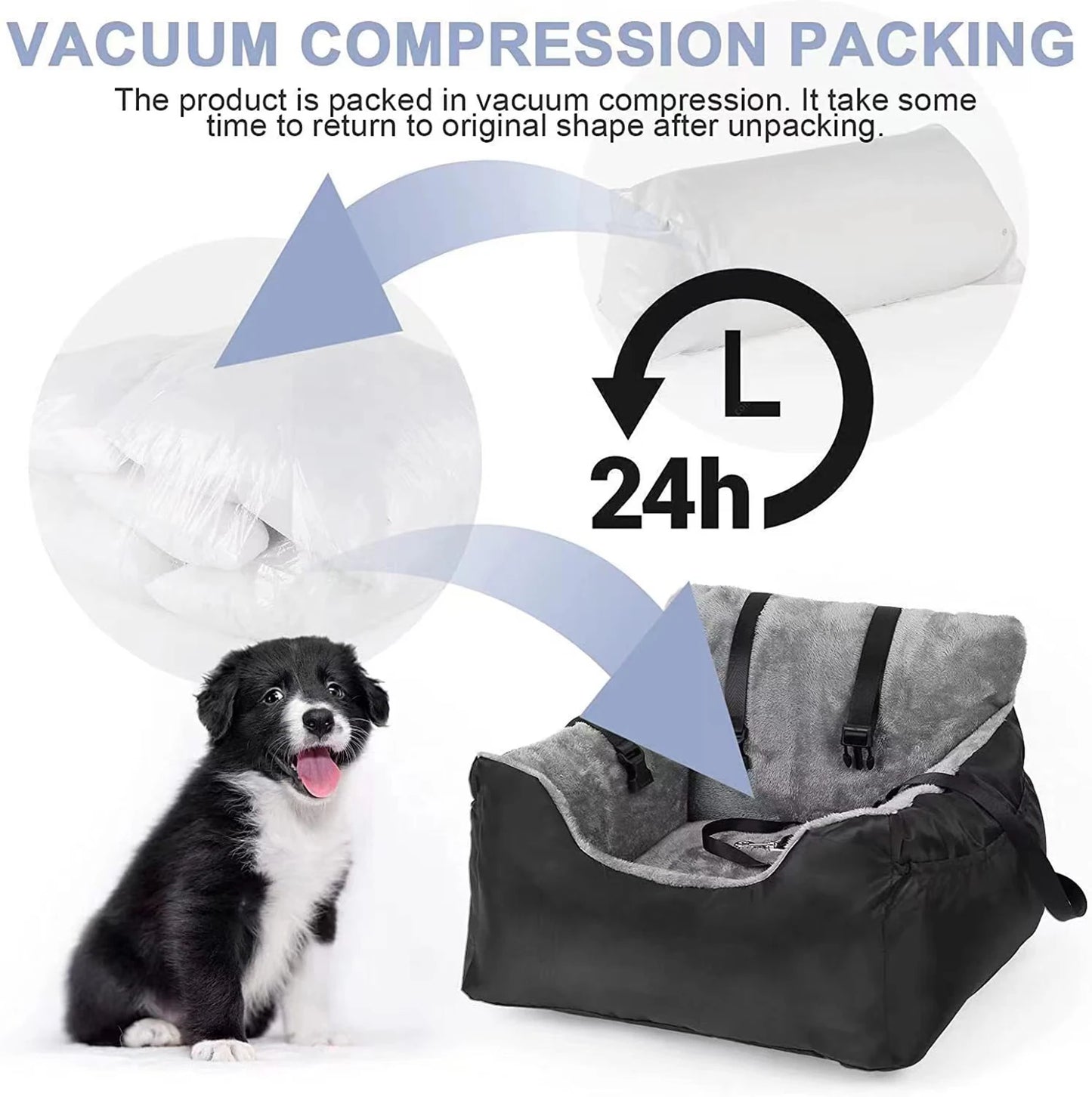 Pet Car Seat Booster Bed