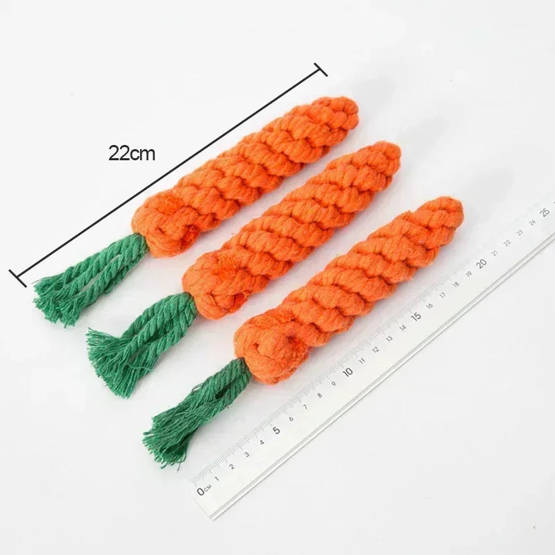 Carrot Rope Dog Toys