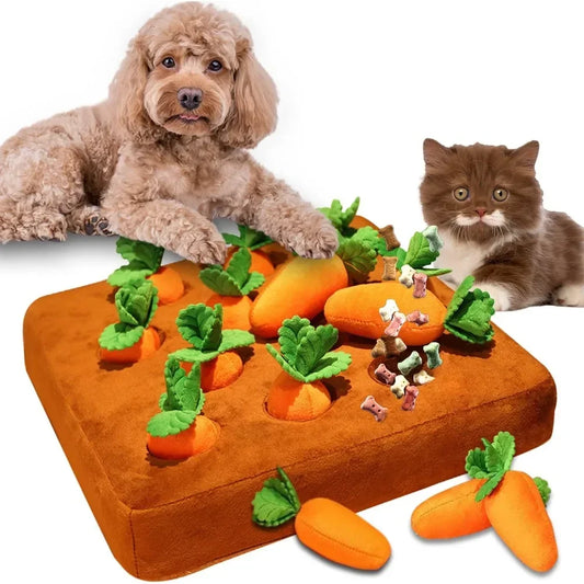 Carrot or Strawberry Snuffle Mat for Dogs and Cats