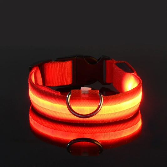 LED Nylon Pet Collar for Safety