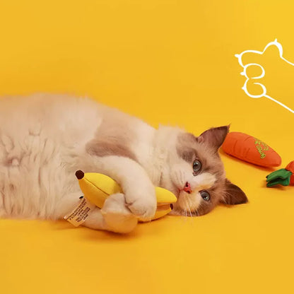 Carrot, Banana, Watermelon, Tuna -Cat Catnip Toys