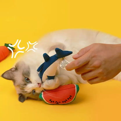 Carrot, Banana, Watermelon, Tuna -Cat Catnip Toys