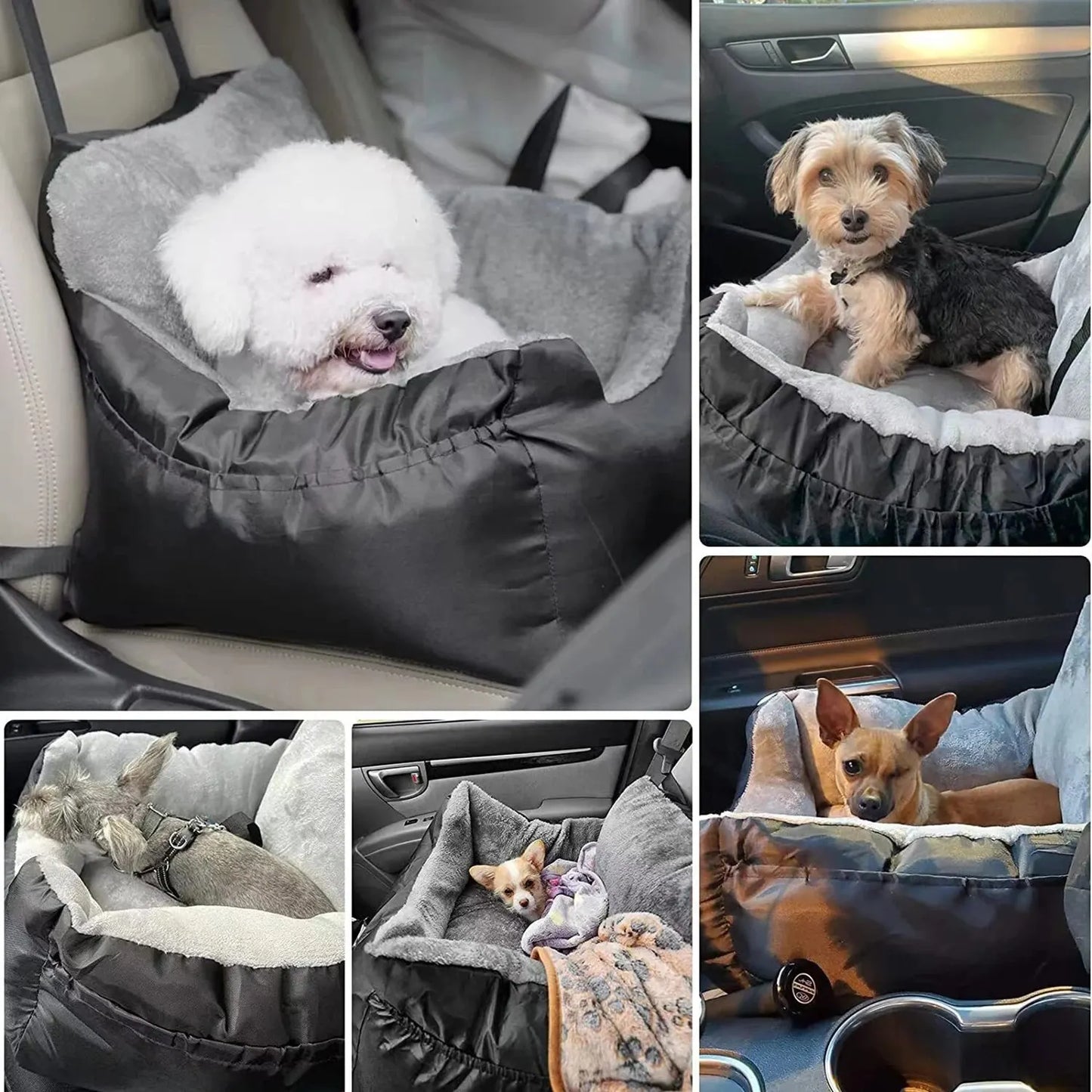 Pet Car Seat Booster Bed