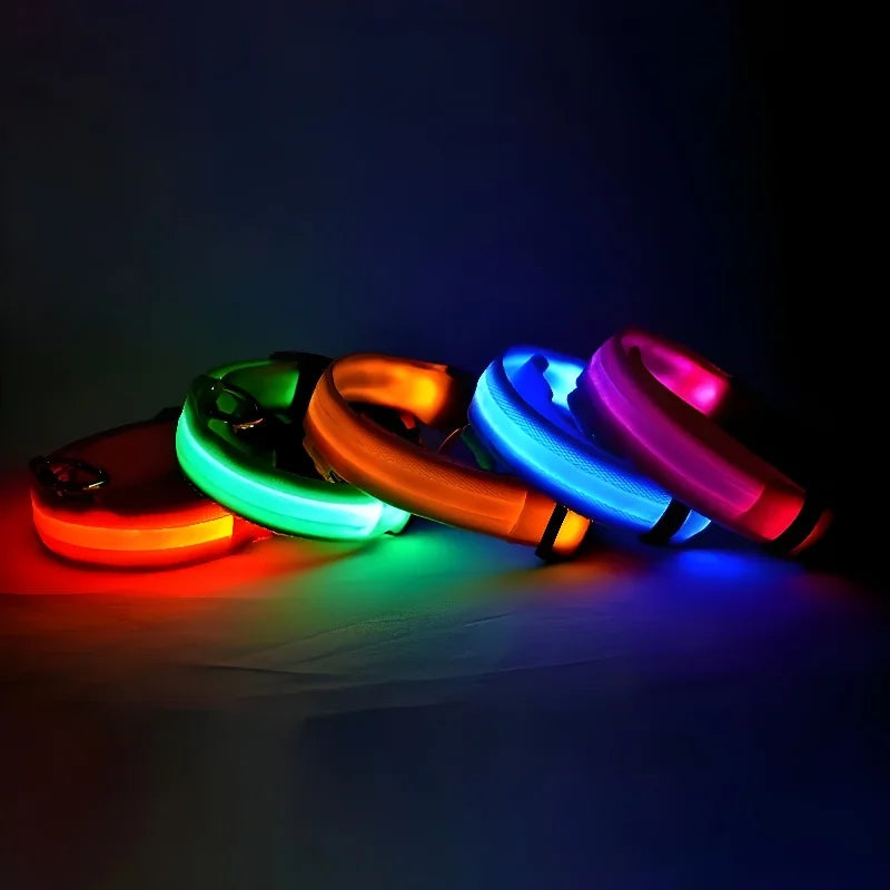 LED Nylon Pet Collar for Safety