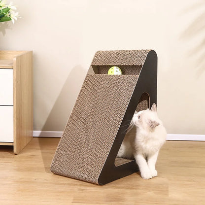 Modern cat scratcher climb wall