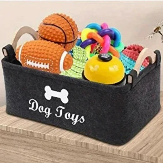 Felt Pet Toy Storage Organizer