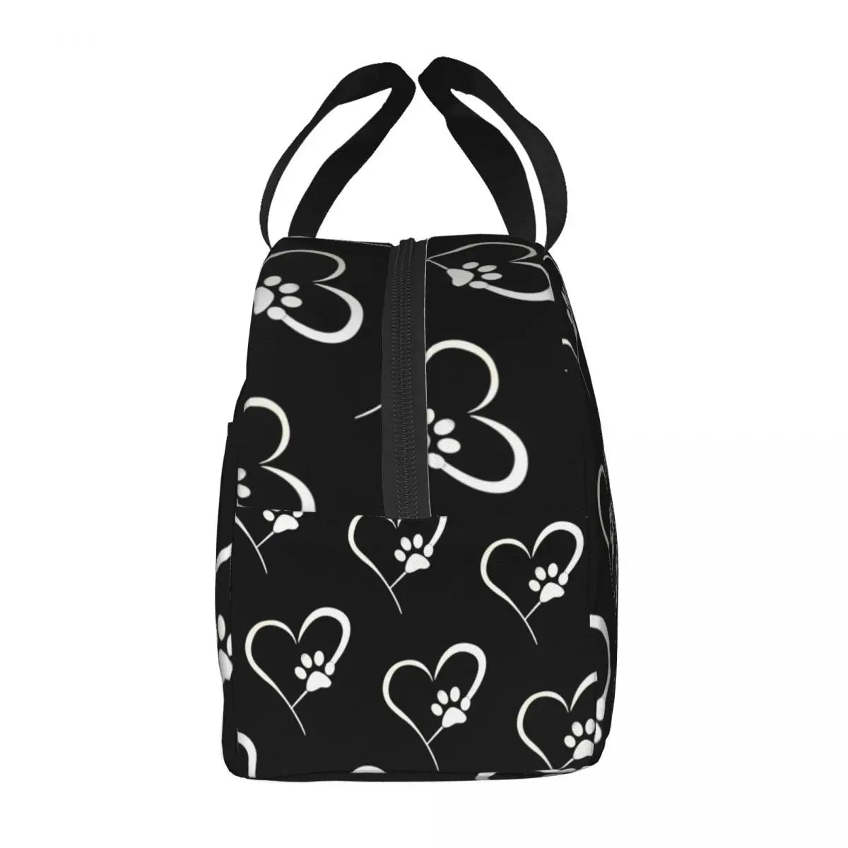 Heart-Shaped Canvas Lunch Bag