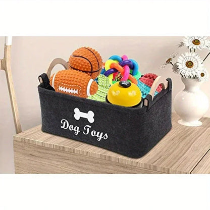 Felt Pet Toy Storage Organizer