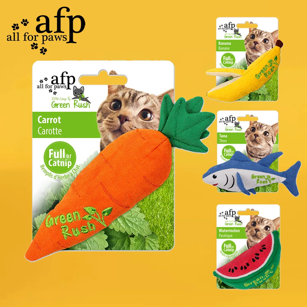 Carrot, Banana, Watermelon, Tuna -Cat Catnip Toys