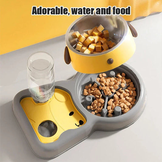 Dog water and food bowl