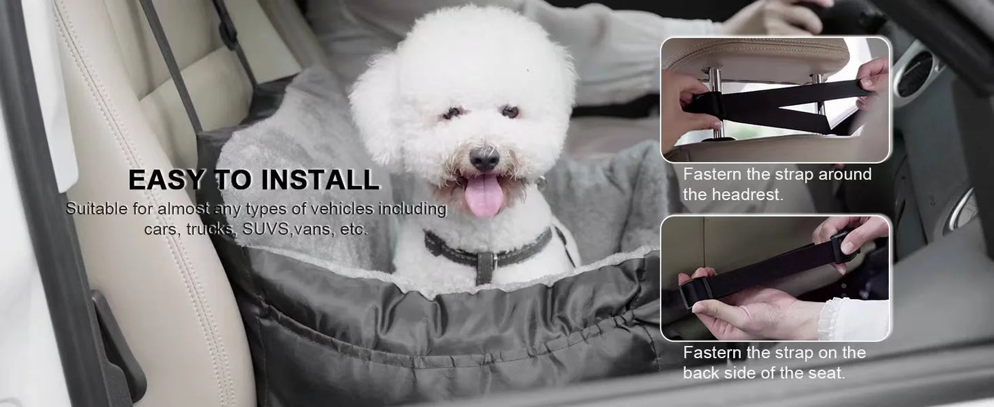 Pet Car Seat Booster Bed