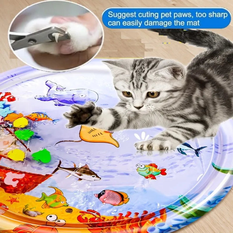 Water Sensory Play Mat For Cat And Dog