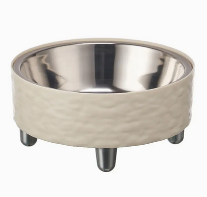 Ripple-Edge Raised Cat or Dog Bowl