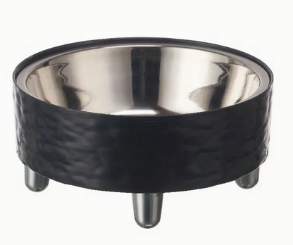 Ripple-Edge Raised Cat or Dog Bowl