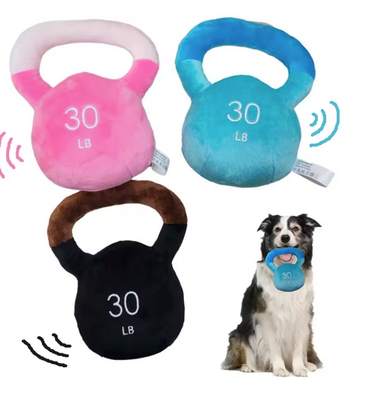 Kettlebell squeaky toys