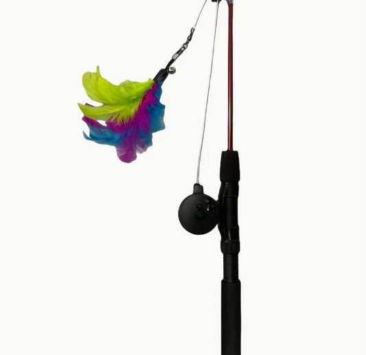 Fishing Rod Cat Toy