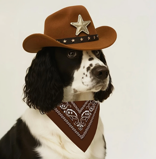 Cowboy/Girl Hat/w Bandana-Large