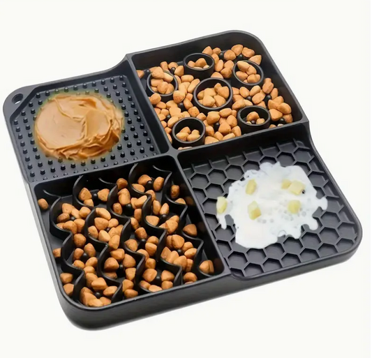 Black heavy duty Lick mat
