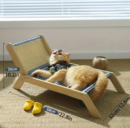 Purrfect Patio Beach Pet Chair