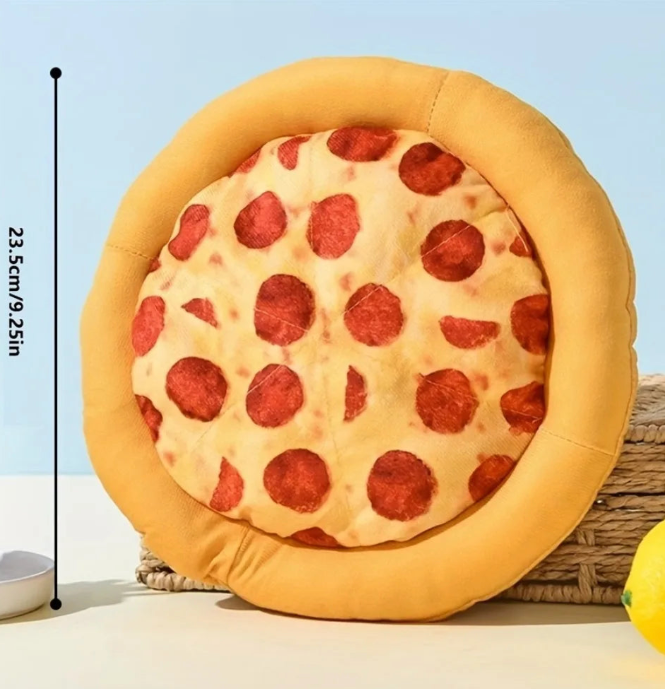 Pizza Plush w/squeeker