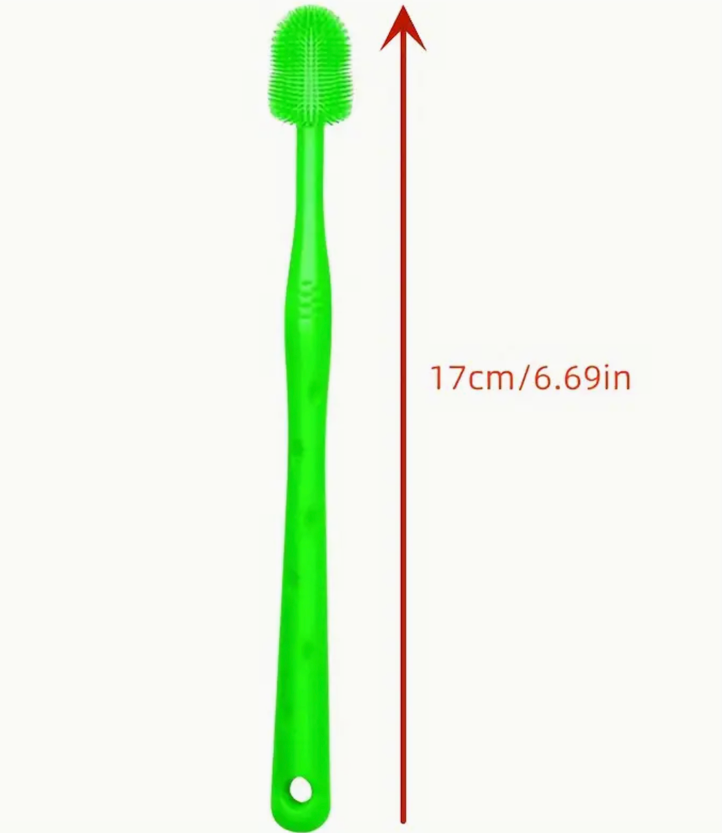 Silicone Pet Cat Dog Toothbrush
