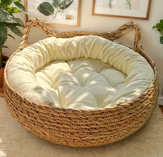 Rattan Cat Bed