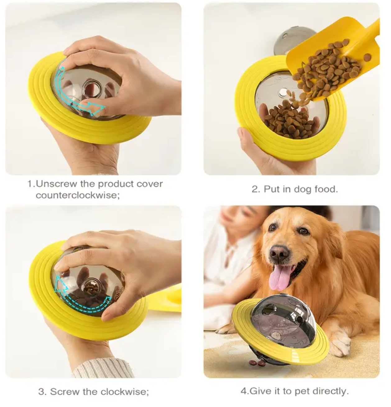 Space ball treat toy