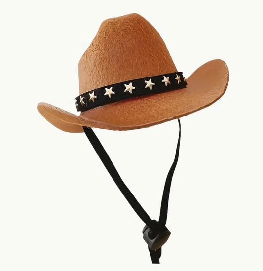 Cowboy/girl Hat Only-Brown-SMALL
