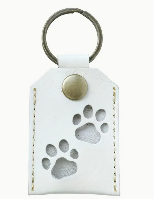 Paw Keychain or Memorial keychain