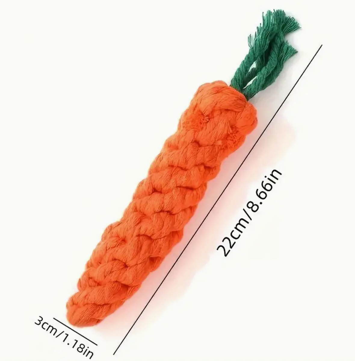 Carrot Rope Toy