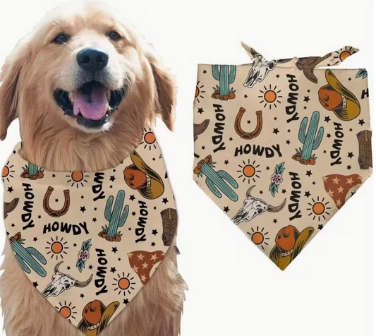 Dog Bandana Western