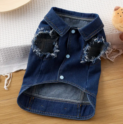Denim Dog/Cat Vest!