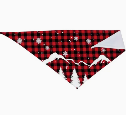 Plaid Winter Bandana