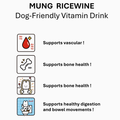 Rice Wine For Dogs!  Non-Alcoholic Vitamin