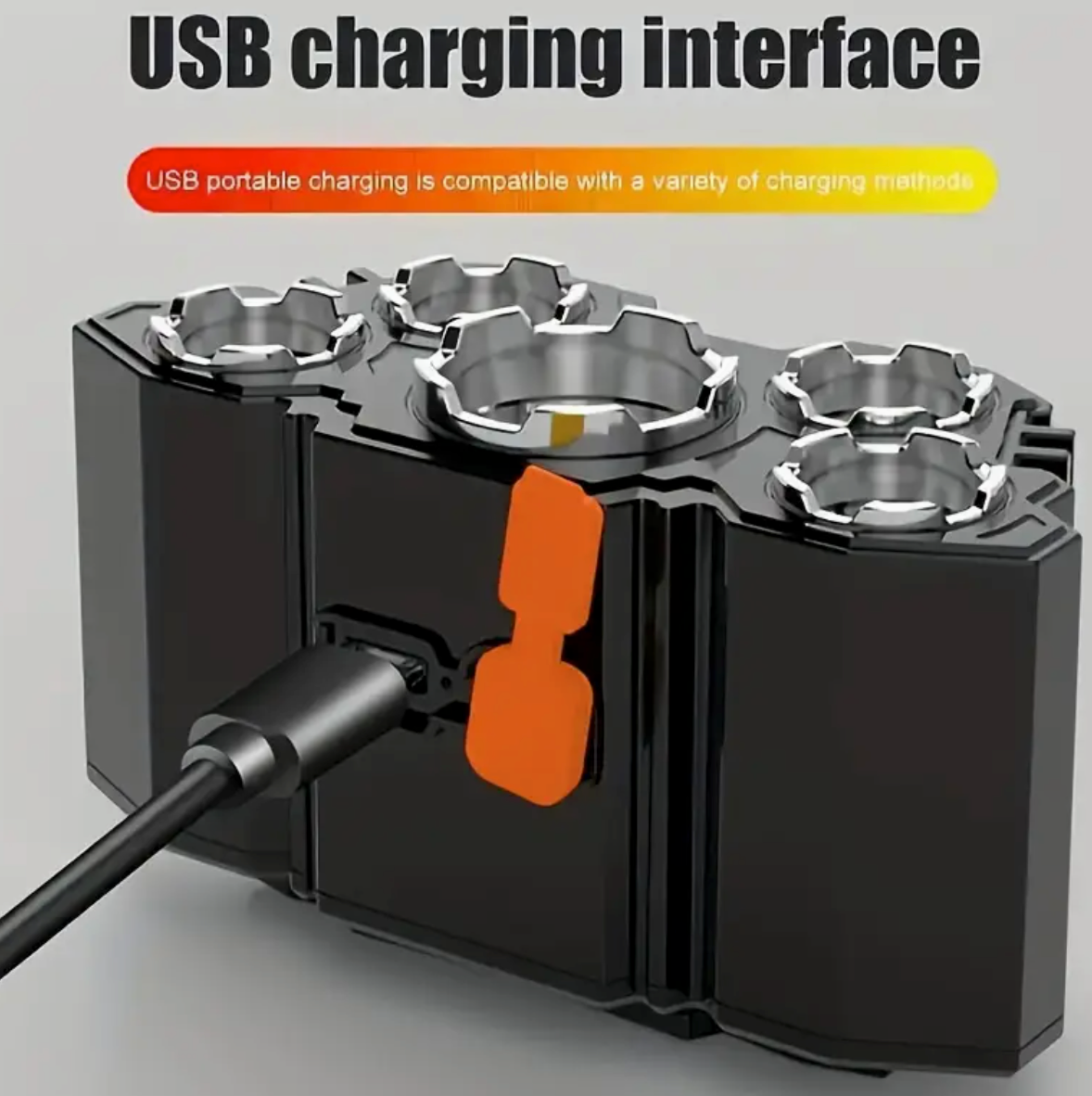 Rechargeable LED headlamp