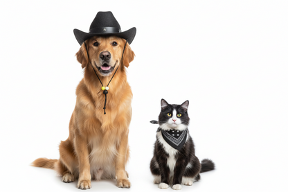 Two-piece Western Hat and Bandana SM-LG