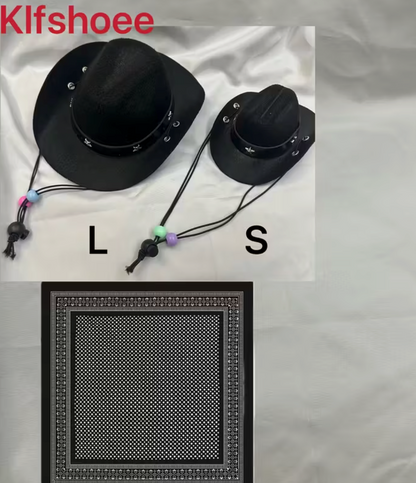 Two-piece Western Hat and Bandana SM-LG