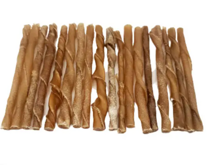 5″- Thin Twisted Beef Collagen Stick