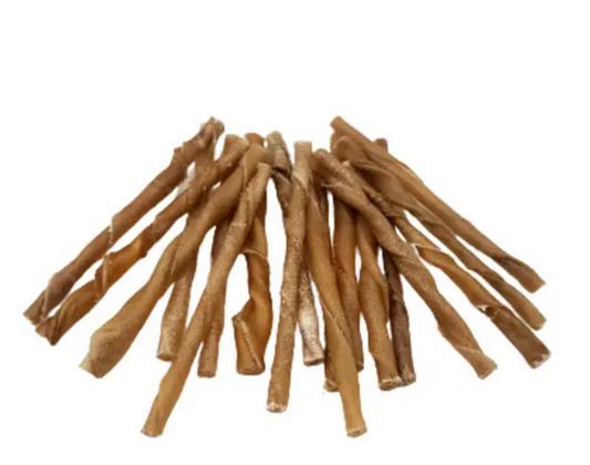 5″- Thin Twisted Beef Collagen Stick