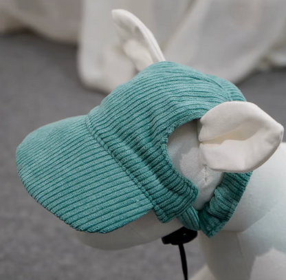 Corduroy Pet Ball Cap