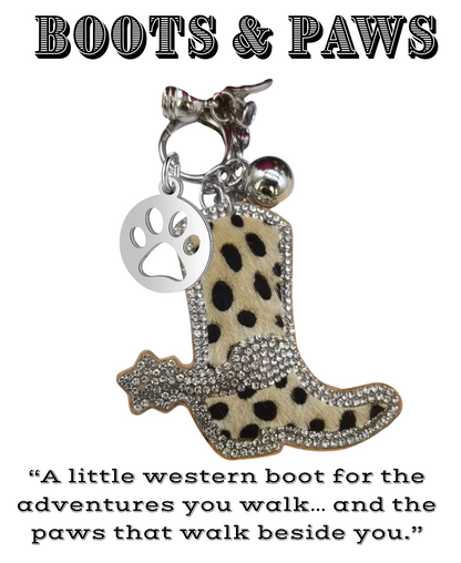 Boot's & Paws gift keychain