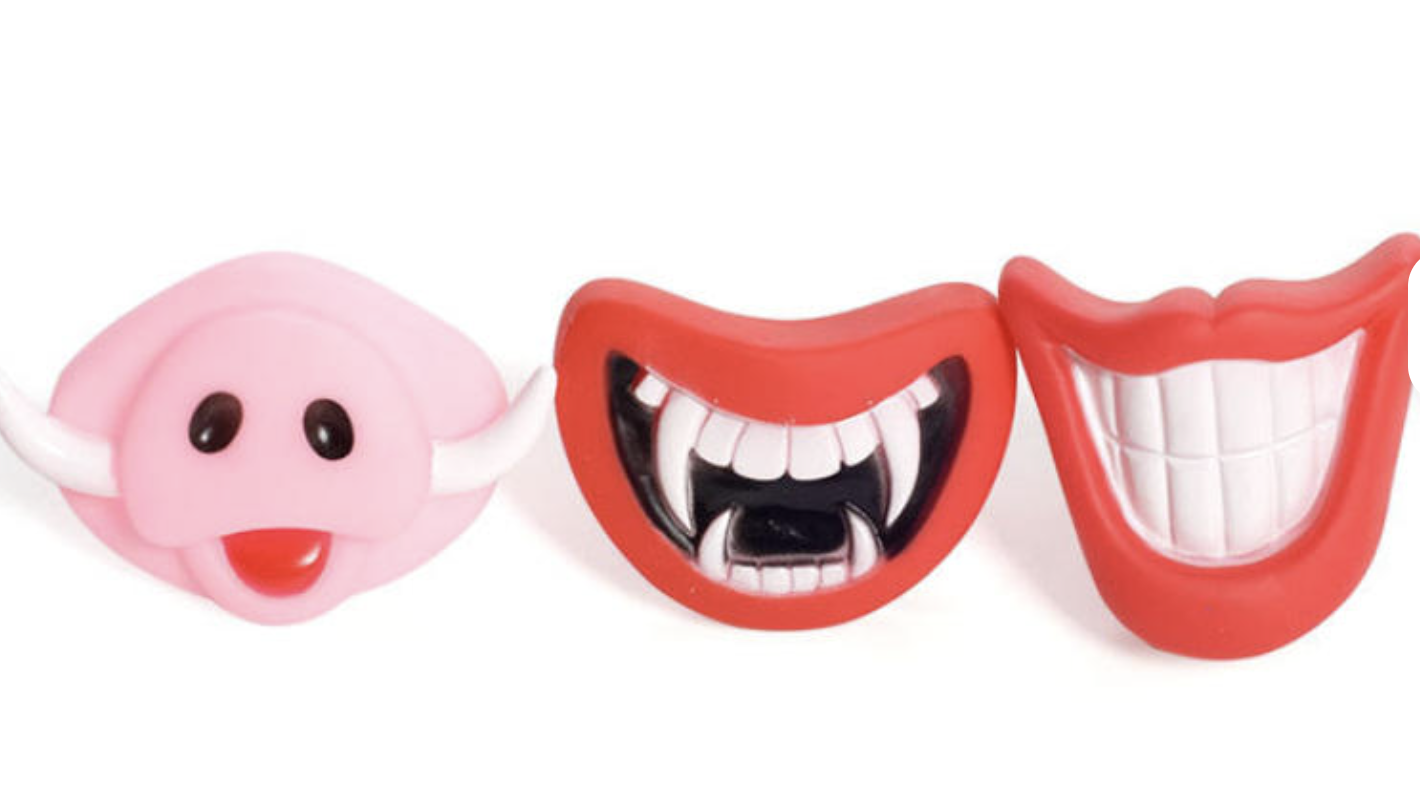 Funny mouth teeth for dogs