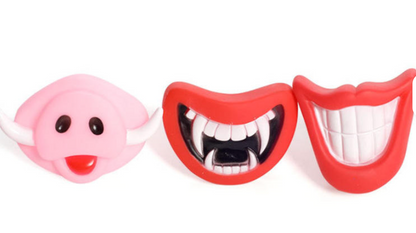 Funny mouth teeth for dogs