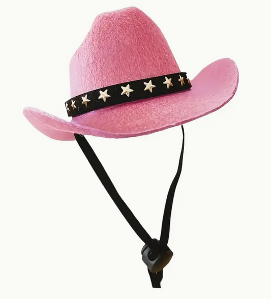 CowGirl Hat with bandana collar-Small