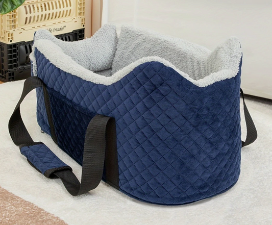 Elevated Console Deluxe Dog Booster Car Seat - Supports Up to 15 lbs