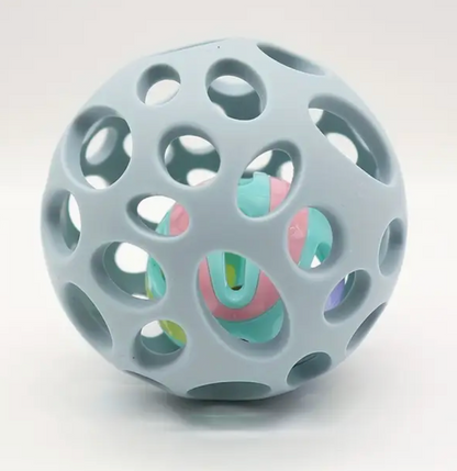 Silicone Pet Toy with Bells