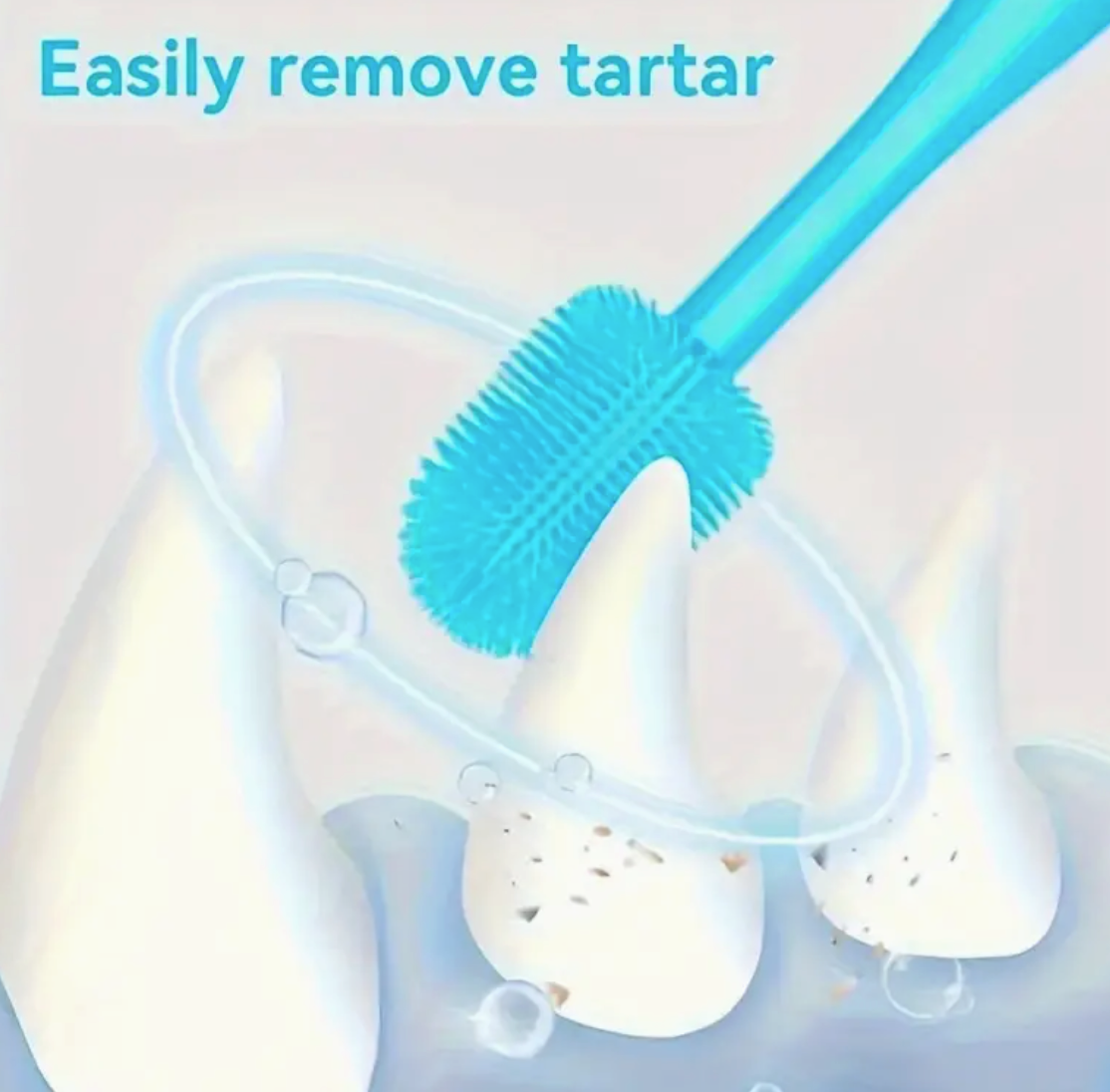 Silicone Pet Cat Dog Toothbrush